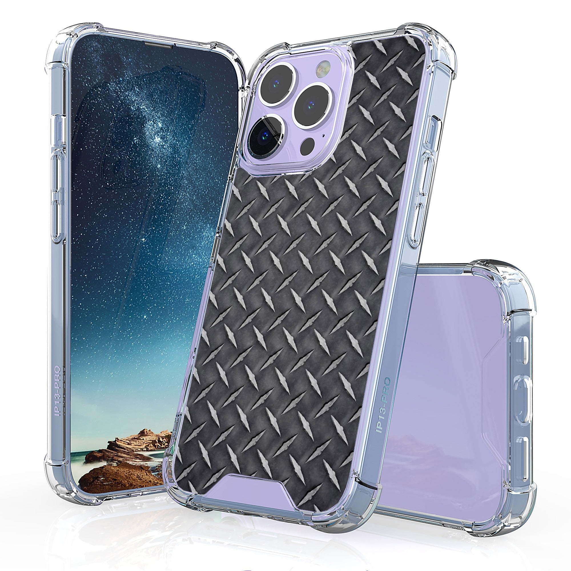 Doupi UltraSlim Custodia Per IPhone 12 / IPhone 12 Pro (6,1 Pollici), Carbon Fiber Look Fibra Di Carbonio Ottiche Piuma Facile Cover Hardcase, Nero - Foto 2