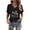 Black, variant on Womens Tops Short Sleeve Giraffe Print Crewneck Womens Performance Tops,Black,M