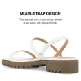 thumbnail image 3 of Journee Collection Womens Nylah Slim Platform Sling Back Sandals, 3 of 6