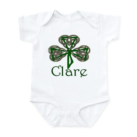 

CafePress - Clare Shamrock Infant Bodysuit - Baby Light Bodysuit Size Newborn - 24 Months