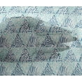 thumbnail image 4 of oneOone Viscose Chiffon Medium Blue Fabric Geometric & Leopard Animal Skin Quilting Supplies Print Sewing Fabric By The Yard 42 Inch Wide, 4 of 4