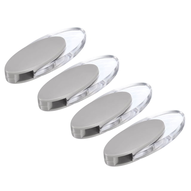 Unique Bargains Poids pour Cordon de Store, 4 Pcs 90mm Poignée de Chaîne Perlée pour Rideau et Volet de Fenêtre, Blanc
