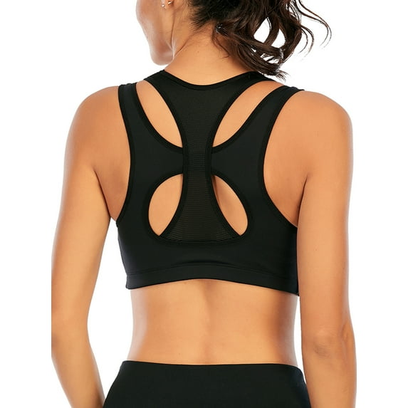 Classic High Impact Sports Bras for Women Workout Racerback Sports Bra Running Yoga Gym Fitness Activewear Bra