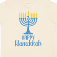 thumbnail image 4 of Inktastic Happy Hanukkah with Blue Menorah Boys or Girls Toddler T-Shirt, 4 of 5