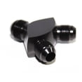 thumbnail image 4 of BLACK Male Flare Y-Block Fitting Adapter AN10 10-AN Male to 2X AN8 8-AN Male BLACK Male Flare Y-Block Fitting Adapter AN10 10-AN Male to 2X AN8 8-AN Male, 4 of 6