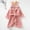 Pink, variant on Toddler Kids Baby Boys Girls Cartoon Bathrobes Hooded Warm Flannel Night-Robe Sleepwear Pajamas Size 1-2 Years