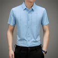 thumbnail image 6 of Men's Casual Lapel Striped POLO Shirt, 6 of 8