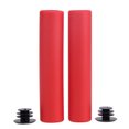 thumbnail image 2 of Bicicleta Bike Grips Material de silicona Ndcxsfigh ultraligero Manillar MTB Grip (Rojo), 2 of 6