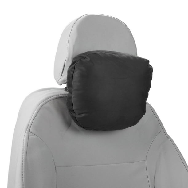 Almohada para la cabeza del automóvil Unique Bargains, almohada ergonómica cómoda para el cuello, soporte para el cuello, ante, terciopelo, negro, 1 Pcs