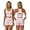 Pink, variant on Women Two Piece Workout Sets Color Block Backless Tank Top and High Waist Booty Lifting Shorts Gym Yoga Active Outfits