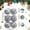 Gray, variant on Vikakiooze Christmas Balls Ornaments For Xmas Tree 6 Pcs White Christmas Tree Decorations Tree Hanging Balls Muti Color Christmas Balls Ornaments Set For Party