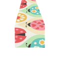 thumbnail image 2 of MKHERT Cartoon Ladybugs Table Runner for Kitchen Wedding Party Home Decor 16x72 inch, 2 of 4