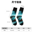 thumbnail image 3 of Lukts Chaussettes Bleues Motif Serpent Viper pour Femmes, Chaussettes Mi-Mollet à Contrôle d'Humidité, 3 of 6