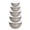 Brown, variant on Mixing Bowls with Airtight Lids, Laoyebaoho 5 Pack Stainless Steel Mixing Bowls for Kitchen, Great for Prep, Baking, Serving