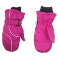 thumbnail image 4 of Greeniant Niños esquí mitones niños manos calentador niños pequeños mitón deporte al aire libre invierno mitón ropa accesorio mano Ciclismo Rosa roja, 4 of 5