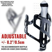 PRO BIKE TOOL Bike Water Bottle Holder Lightweight & Strong (Black Gloss)