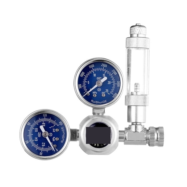 Aquarium CO2 Regulator Solenoid Valve Kit Bubble Counter Fish Tank DIY CO2 Control System Reactor Generator Pressure Reducing ,Easy Installation