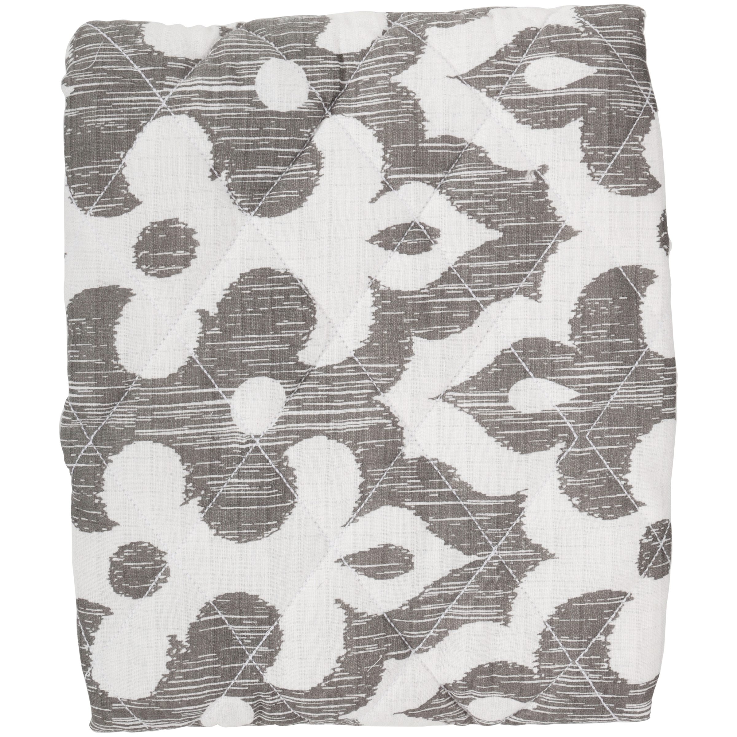 Bacati Ikat ZigZag Grey Changing Pad Cover