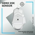 thumbnail image 5 of Logitech G502 X Wired Gaming Mouse - LIGHTFORCE hybrid optical-mechanical primary switches, HERO 25K gaming sensor, compatible with PC - macOS/Windows - White, 5 of 9