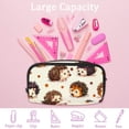 thumbnail image 4 of MUOOUM Pencil Case, Cute Hedgehog Pattern Large Capacity Pencil Pouch Stationery Pen Bag, 4 of 7