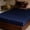 Dark Blue, variant on Djiypn Silk Satin Fitted Sheet, Soft Deep Pocket Single Bottom Bed Sheets Standard Size, No More Slipping Off for Mattress -59"x79", 1 Fitted Sheet Only (Beige)
