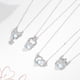 thumbnail image 5 of Qarigey Collar minimalista de plata de ley 925 para mujer, collar de 12 constelaciones de estilo versátil Ropa, zapatos y accesorios Miscelánea Leo plateado, 5 of 6