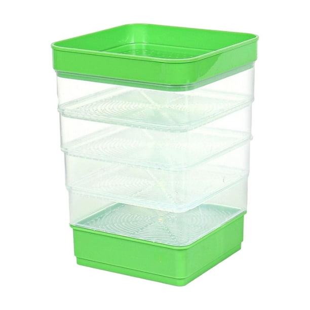 Kits de germinación de semillas de 4 niveles, multiusos, para germinar semillas en interiores. sin sombra