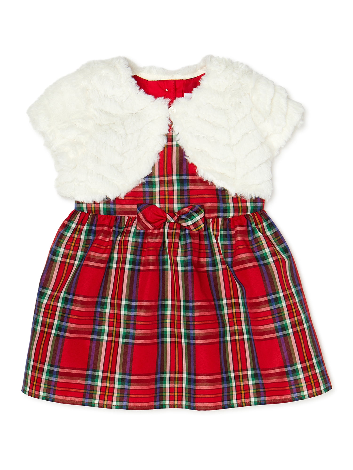 girls plaid holiday dress