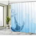thumbnail image 5 of Ambesonne Anchor Shower Curtain, Nautical Deep Sea Bottom, 69"Wx84"L, Pale Blue, 5 of 5