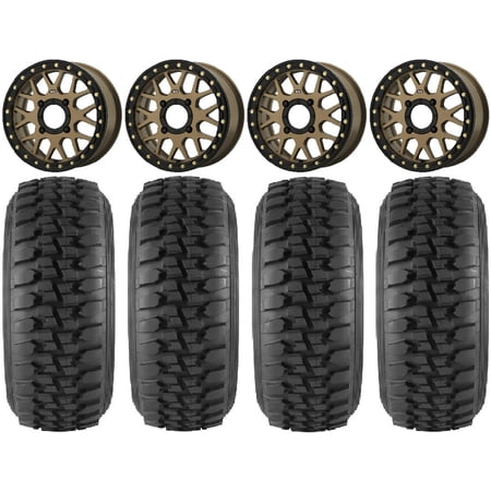 KS235 Grenade 15 Wheels Bronze 33 Desert Series Tires Polaris RZR XP 1000 / PRO XP / Ranger XP 900/1000 KS235 Grenade 15 Wheels Bronze 33 Desert Series Tires Polaris RZR XP 1000 / PRO XP / Ranger XP 900/1000