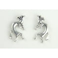 thumbnail image 3 of Sterling Silver Small Kokopelli Earrings with Hypoallergenic Posts and Backs Item #1579, 3 of 3