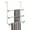 Chrome, variant on InterDesign York over the Shower Door Towel Rack for Bathroom, Chrome/Brushed