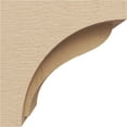 thumbnail image 3 of 6"W x 6"D x 6"H Wide Helena Rough Cedar Woodgrain TimberThane Corbel, Primed Tan, 3 of 6