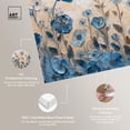 thumbnail image 4 of Curlean Flowers Set Canvas Set of 2 Blue Floral Art by Art Remedy, Gallery Wrapped, 15 x 10, 4 of 6