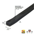 thumbnail image 3 of M-D Building Products 06619 3/8 in. x 1/2 in. x 10 ft. Black Sponge Window Seal for Large Gaps, 3 of 6