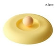 thumbnail image 1 of Silicone Cup Cover Food Grade Stretchable Leak Proof Lid for Mugs Bowls Drinks 2-Pack, 1 of 5
