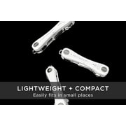 KeySmart Pro with Tile Smart Location Bottle Opener & Built in Flashlight