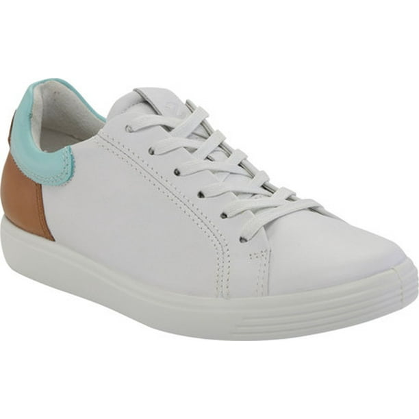 Women's ECCO 7 Street Sneaker White/Eggshell Blue/Lion Full Grain Leather 42 M - Walmart.com
