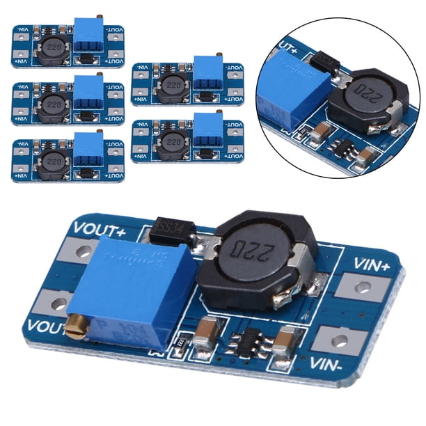 5Pcs 2A DC-DC Step Up Power Apply Booster Power Module for