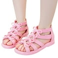 thumbnail image 6 of Caqnni Toddler Girls Jelly Sandals Soft Rubber Sole Closed Toe Summer Shoes Mary Jane Dress Princess Flat Summer Rain Shoes Sandals Princess Glitter Jelly Flat Summer Dress Sandals, 6 of 9