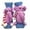 Blue Elephant, variant on 3D Knit Animal Socks, Cute Animal-Themed Soft Handmade Crochet Socks for Women Men, Warm Cotton Cozy Warm Floor Socks for Winter Indoor, Funny Gift Socks, Gray Frog