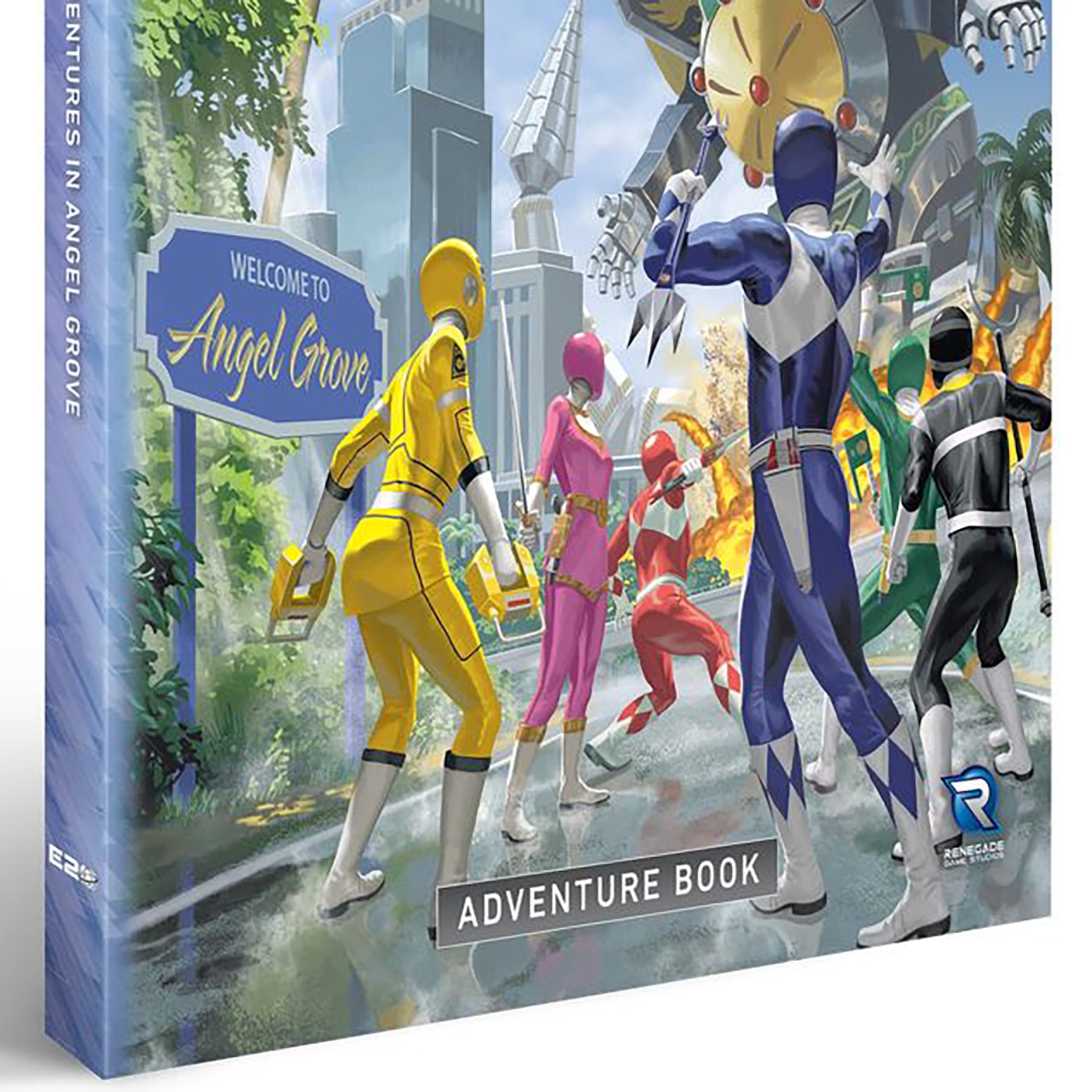 Power Rangers Roleplaying Game: Adventures in Angel Grove - Adventure Book, Hardcover Guide Requires Core Rulebook to Play, Levels 1 to 5, 4-7 Roleplayers