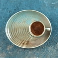 thumbnail image 3 of Coral Espresso Cup+Snack Saucer Set for 2, 3 of 4