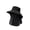 Fishing Style - Black, variant on Breathable Fisherman Hat With Detachable Face Mask, Upf 50+ Sun Protection, Men'S Hiking Hat, Full-Coverage Design, Wide Brim & Lightweight Material