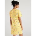 thumbnail image 4 of Joyspun Women's Short Sleeve Sleepshirt, Sizes S to 3X, 4 of 6