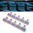 thumbnail image 3 of 10Pcs Wire Conductor Connector, 600V 2-in-6-out Lever Wire Nuts With Fixed Hole 4mm² Splitter Fast Terminal Block For 0.08-4mm² Wire, 3 of 8