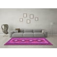 thumbnail image 3 of Ahgly Company Indoor Rectangle Oriental Purple Traditional Area Rugs, 5' x 7', 3 of 4