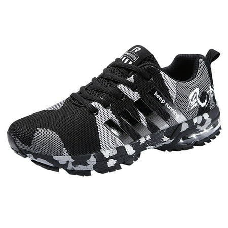 

Hueook Running Shoes for Men Woven Camouflage Mesh Breathable Sneaker Running Shoes Sports Shoes Casual Shoes Dress Shoes