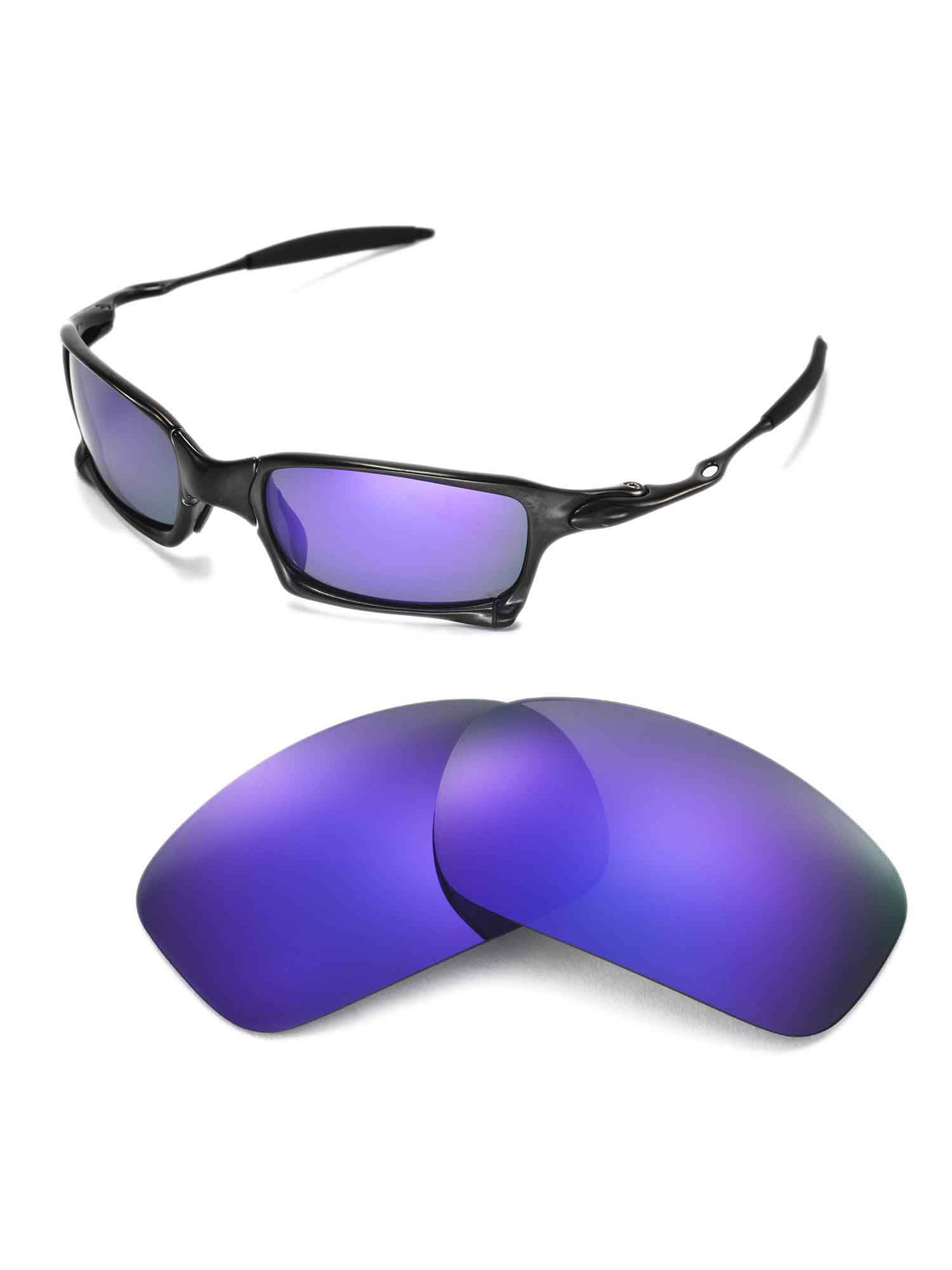 Walleva Purple Polarized Lenses For Oakley X Squared Sunglasses -  