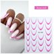 thumbnail image 1 of Pegatinas para uñas para decoración de uñas, pegatinas para uñas para mujeres, pegatinas para uñas de color sólido, pegatinas para uñas con degradado francés, pegatinas adhesivas para uñas en la parte, 1 of 3
